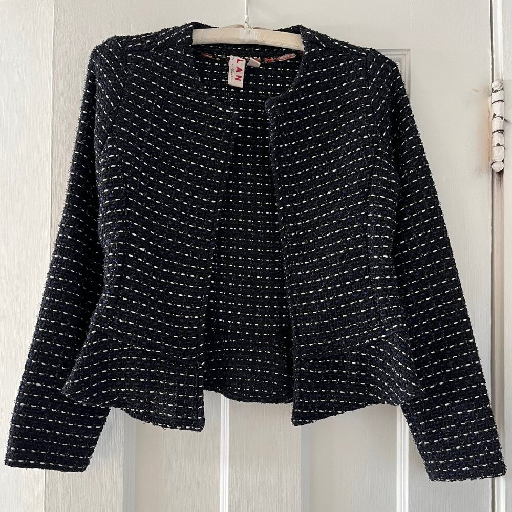Dolan Black Tweed Blazer